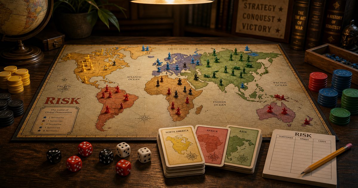 Risk spelregels: legers plaatsen, aanvallen en continenten bezetten