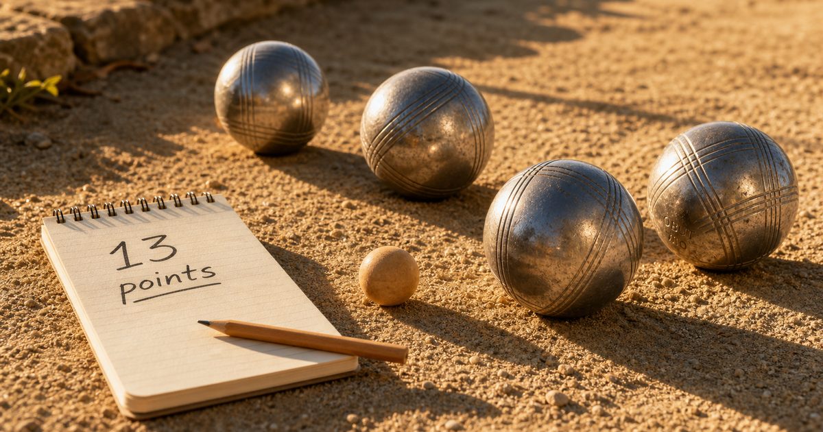 spelregels jeu de boules puntentelling