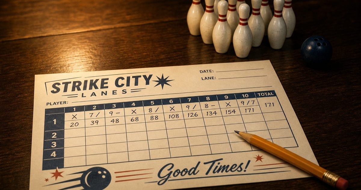 bowling spelregels