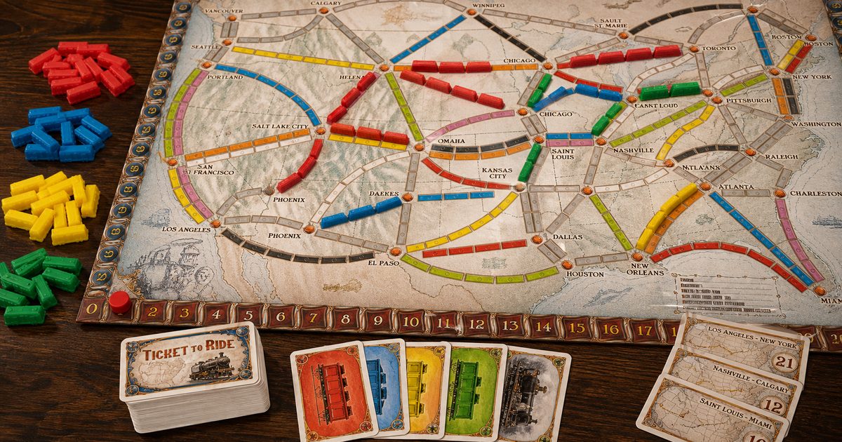 Ticket to Ride uitleg: spelregels, treinroutes claimen en punten scoren